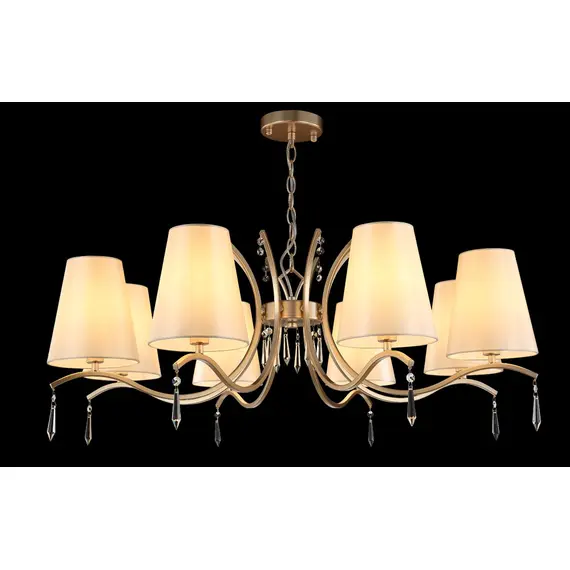 Подвесная люстра Crystal Lux Renata SP8 Gold, фото , изображение 2